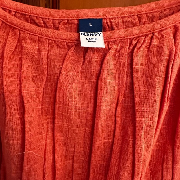 Coral Eyelet Top NWT - Picture 6 of 8